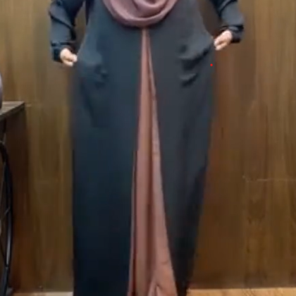 দুবাই চেরি বোরখা ( কালো )